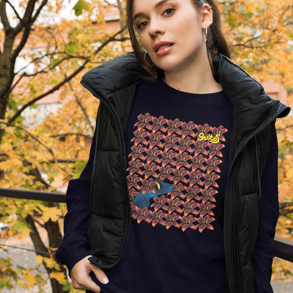 Guitos Gecko Luna - Adult Unisex Long Sleeve Tee