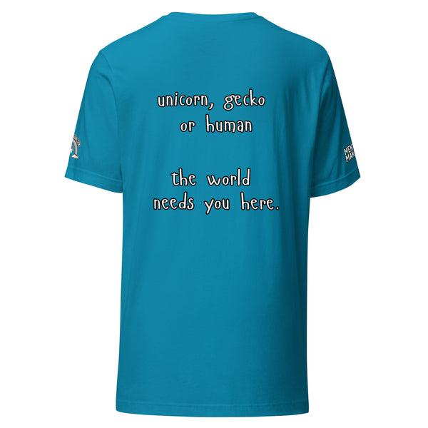 The World Needs You Here Mental Health Tee | Guitos