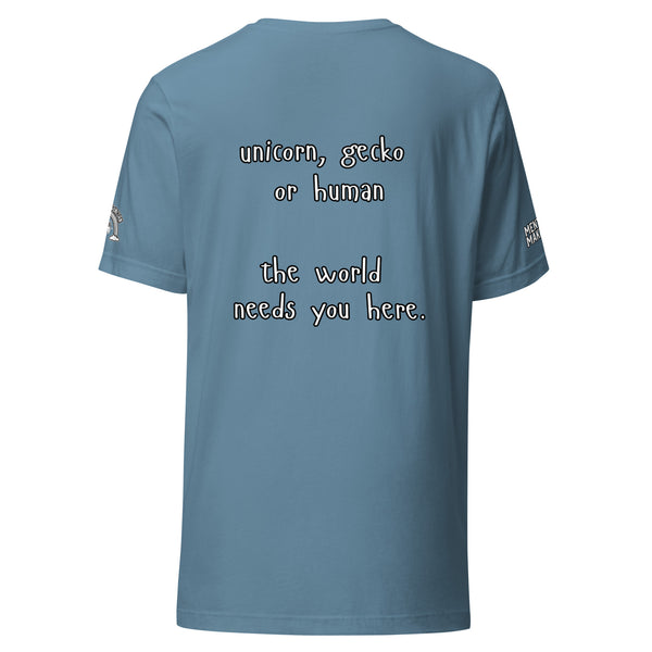 The World Needs You Here Mental Health Tee | Guitos