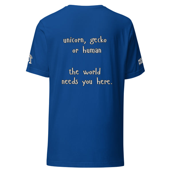 The World Needs You Here Mental Health Tee | Guitos