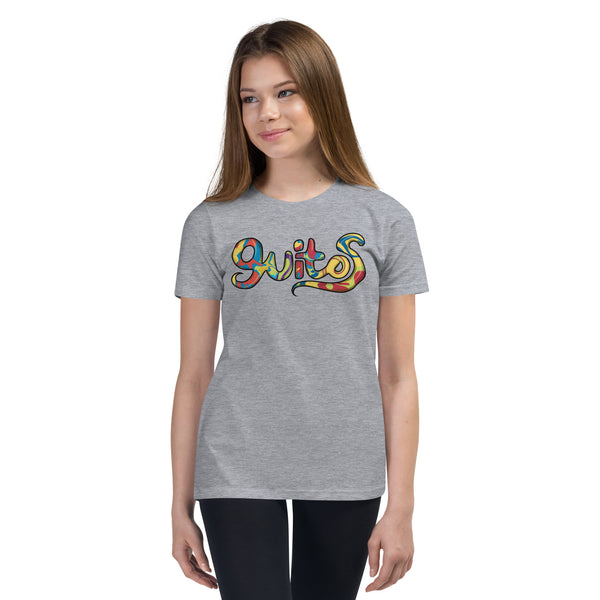 Guitos Gecko Sol: Youth Unisex T-Shirt - No Sol - Bright Logo