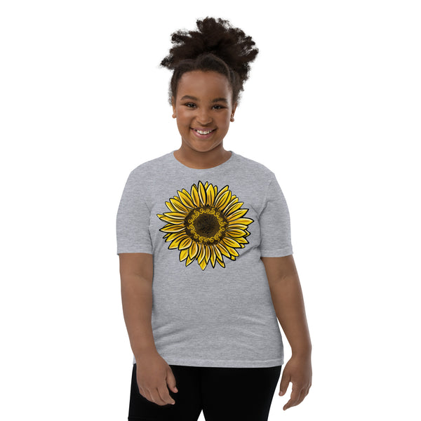 Guitos Gecko Sol: Youth Unisex T-Shirt - Sunflower