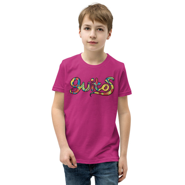 Guitos Gecko Sol: Youth Unisex T-Shirt - No Sol - Bright Logo