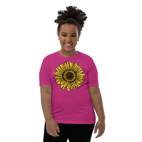 Guitos Gecko Sol: Youth Unisex T-Shirt - Sunflower
