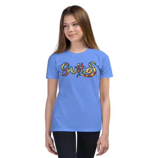 Guitos Gecko Sol: Youth Unisex T-Shirt - No Sol - Bright Logo