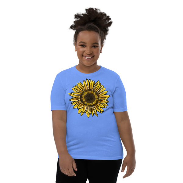 Guitos Gecko Sol: Youth Unisex T-Shirt - Sunflower