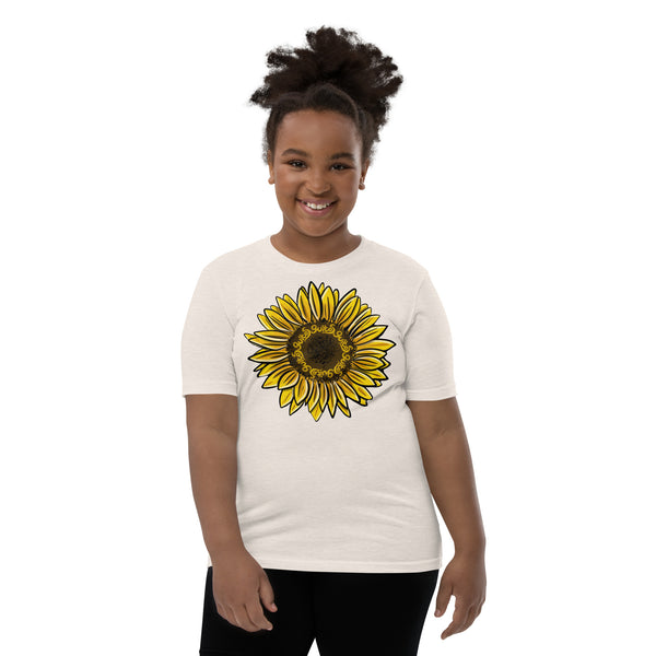 Guitos Gecko Sol: Youth Unisex T-Shirt - Sunflower