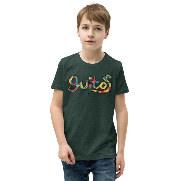 Guitos Gecko Sol: Youth Unisex T-Shirt - No Sol - Bright Logo