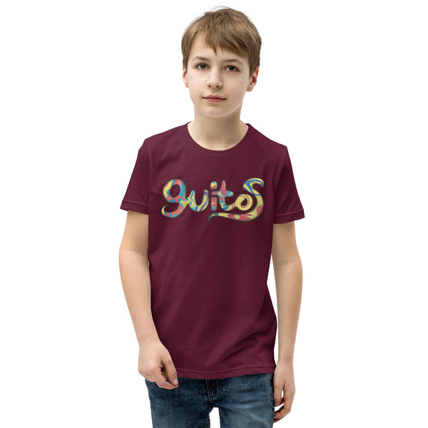 Guitos Gecko Sol: Youth Unisex T-Shirt - No Sol - Bright Logo