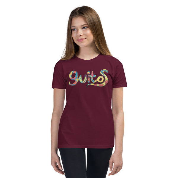 Guitos Gecko Sol: Youth Unisex T-Shirt - No Sol - Bright Logo