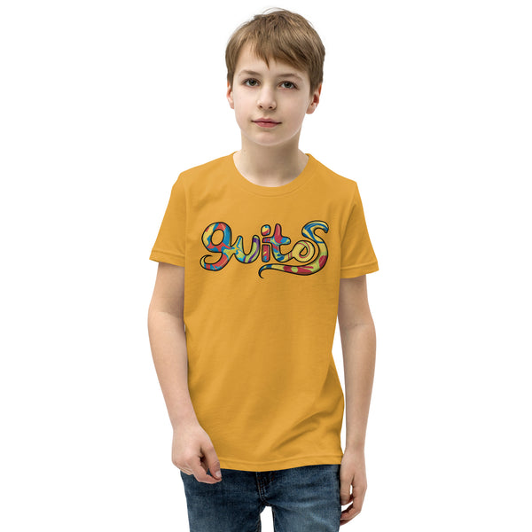Guitos Gecko Sol: Youth Unisex T-Shirt - No Sol - Bright Logo