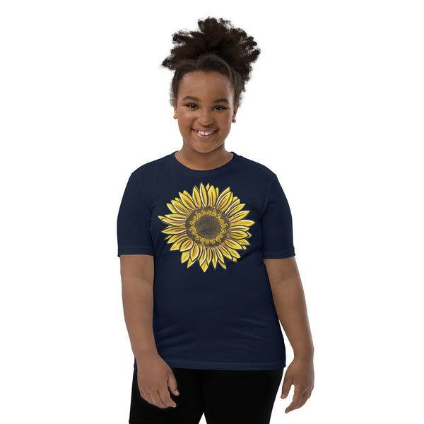 Guitos Gecko Sol: Youth Unisex T-Shirt - Sunflower