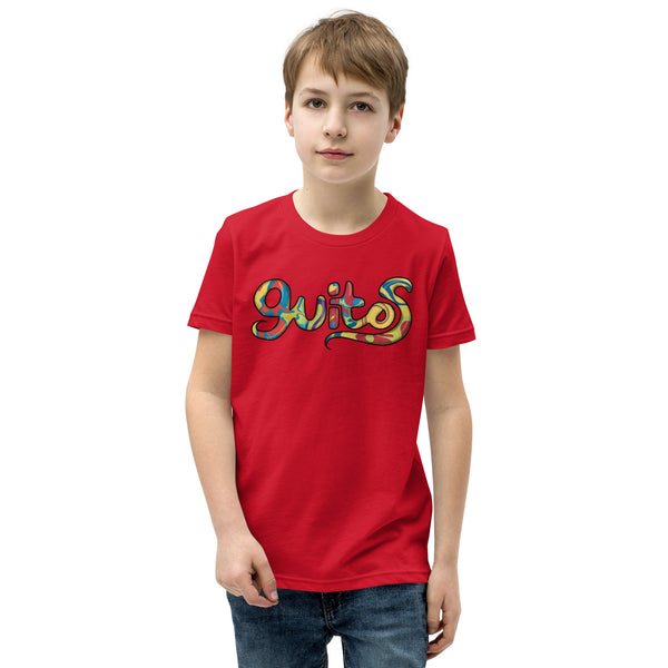 Guitos Gecko Sol: Youth Unisex T-Shirt - No Sol - Bright Logo