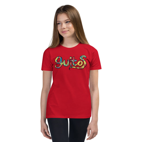 Guitos Gecko Sol: Youth Unisex T-Shirt - No Sol - Bright Logo
