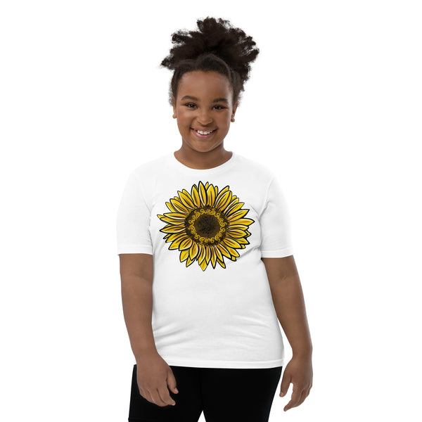 Guitos Gecko Sol: Youth Unisex T-Shirt - Sunflower
