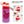 guitos™ Joyride Big Hearts Small Kids Water Bottle Toddler Preschool Kindergarten Flip Straw Handle Leakproof (Pink/Purple)