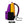 guitos™ Max Artist Paint Palette Gecko Kids Elementary Middle School Backpack Bookbag (Purple/Yellow)
