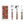 guitos™ Cherry Checkered Leopard Print Gecko Lollipop Kids Cutlery Set Stainless Steel Utensils Fork Spoon Knife Travel Case (Pink/Beige)