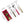 guitos™ Cherry Lollipop Kids Cutlery Set Stainless Steel Utensils Fork Spoon Knife Travel Case Leopard Print Gecko Graphic (Red/Pink)