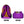 guitos™ Max Artist Paint Palette Gecko Kids Elementary Middle School Backpack Bookbag (Purple/Yellow)