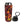 guitos™ Luna Fiery Floral Sports Insulated Water Bottle Elementary Middle School Foldable Handle Hinge Cap (Red/Orange)