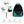 guitos™ Stash Chocolate Cookie Candy Sweets Gecko Kids Elementary Middle School Backpack Bookbag (Teal/Blue)