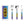 guitos™ Sol Golden Sunflower Gradient Kids Cutlery Set Stainless Steel Utensils Fork Spoon Knife Travel Case (Blue/Purple)