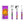 guitos™ Max Artist Paint Palette Kids Cutlery Set Stainless Steel Utensils Fork Spoon Knife Travel Case Artist Gecko Graphic (Purple)