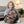 guitos™ Sol Checkered Rainbow Swirl Gecko Sunflower Kids Elementary Middle School Backpack Bookbag (Purple/Yellow)