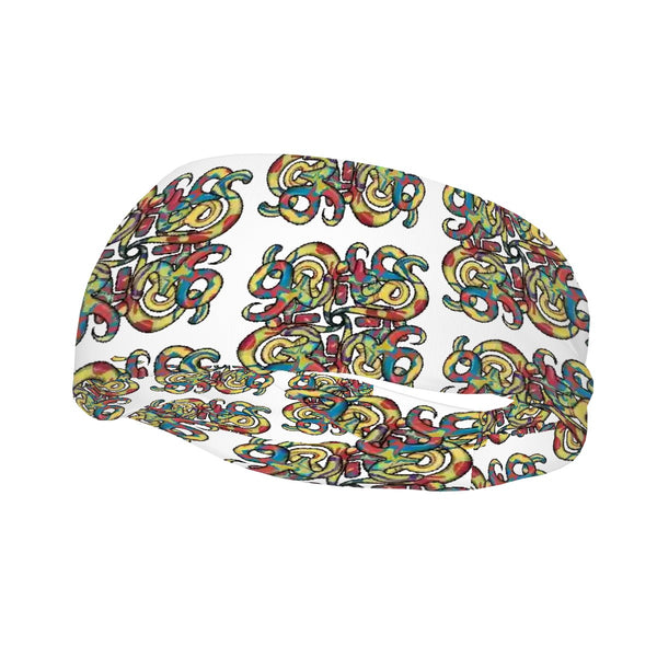 guitos Sol Colorful Logo Moisture Wicking Athletic Headband