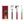 guitos™ Cherry Lollipop Kids Cutlery Set Stainless Steel Utensils Fork Spoon Knife Travel Case Leopard Print Gecko Graphic (Red/Pink)