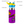 guitos™ Max Artist Paint Palette Kids Water Bottle Toddler Preschool Kindergarten Flip Straw Handle Leakproof Artist Gecko Graphic (Purple/Yellow)