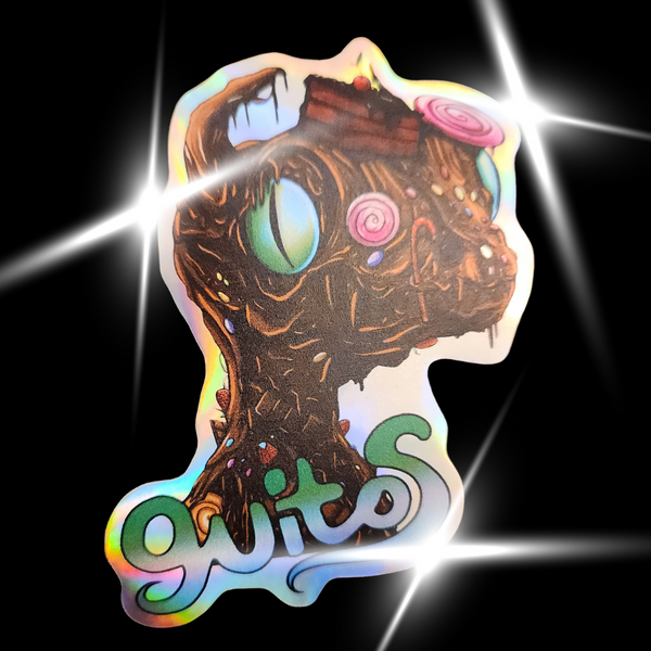 Holographic Glossy Sticker v2 | Stash | Guitos