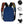 guitos™ Luna Midnight Floral Moon Backpack Kids Elementary Middle School School Bag Bookbag Starry Gecko Graphic (Blue)