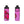 guitos™ Joyride Big Hearts Sports Insulated Water Bottle Elementary Middle School Foldable Handle Hinge Cap (Pink/Purple)