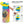 guitos™ Joyride Pop Art Clouds Small Kids Water Bottle Toddler Preschool Kindergarten Flip Straw Handle Leakproof (Pastel Rainbow)