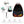 guitos™ Luna Midnight Floral Moon Backpack Kids Elementary Middle School School Bag Bookbag Starry Gecko Graphic (Blue)