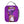 guitos™ Max Artist Paint Palette Gecko Kids Elementary Middle School Insulated Lunch Bag Box (Purple/Yellow)