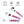 guitos™ Joyride Big Hearts Kids Cutlery Set Stainless Steel Utensils Fork Spoon Knife Travel Case (Pink/Purple)