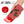 guitos™ Cherry Lollipop Kids Water Bottle Toddler Preschool Kindergarten Flip Straw Handle Leakproof Leopard Print Gecko Graphic (Red/Pink)