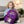 guitos™ Max Artist Paint Palette Gecko Kids Elementary Middle School Backpack Bookbag (Purple/Yellow)