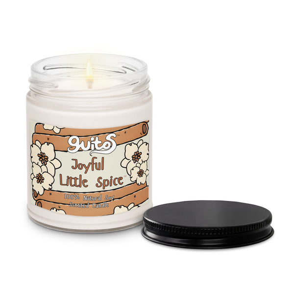 guitos Joyful Little Spice Scented Soy Candle - Cinnamon Vanilla (9 oz)