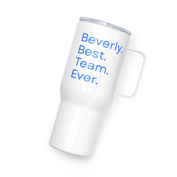 Beverly Best Team Ever Travel Mug | Shield Logo | Doherty's Garage