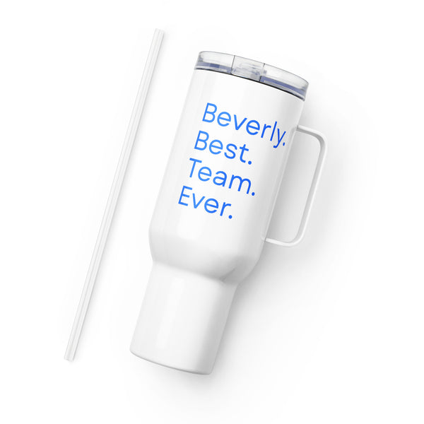 Beverly Best Team Ever Travel Mug | Shield Logo | Doherty's Garage