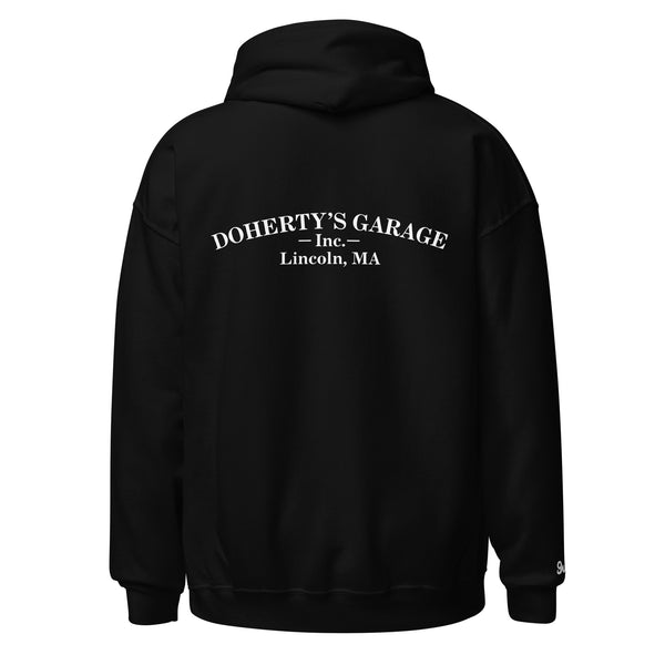 Unisex Classic Arch Logo Pullover Hoodie | Doherty's Garage | Guitos