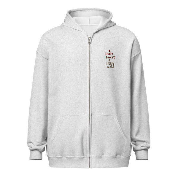 Sweet and Wild Leopard Gecko Zip Hoodie | Cherry | Guitos