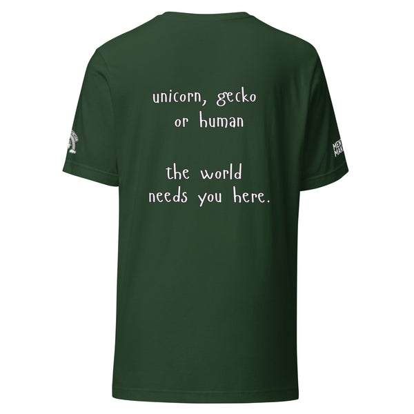 The World Needs You Here Mental Health Tee | Guitos