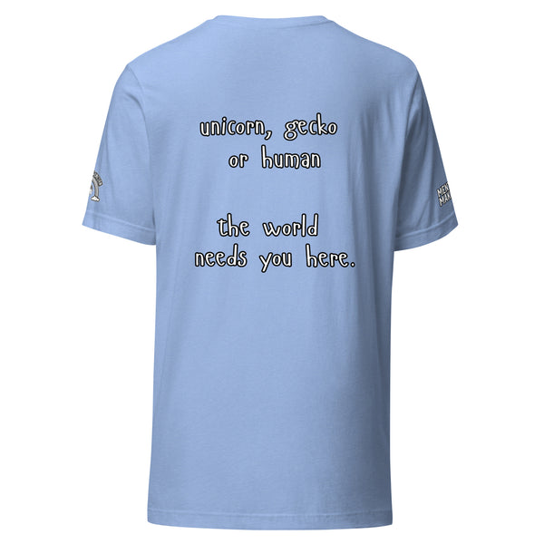 The World Needs You Here Mental Health Tee | Guitos