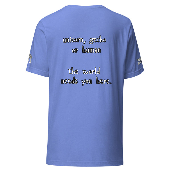 The World Needs You Here Mental Health Tee | Guitos