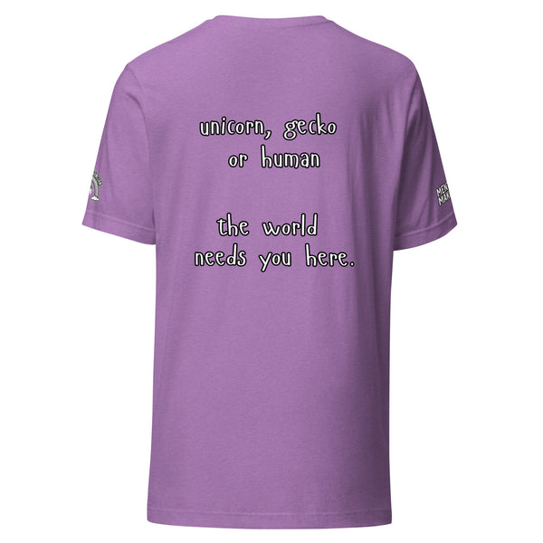 The World Needs You Here Mental Health Tee | Guitos